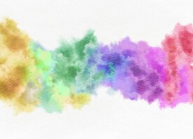 创意水彩抽象艺术画水彩晕染