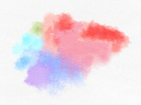 创意水彩抽象艺术画水彩晕染