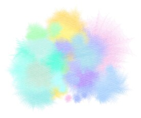 创意水彩抽象艺术画水彩晕染