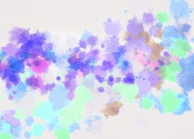 创意水彩抽象艺术画水彩晕染