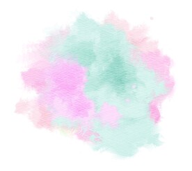 创意水彩抽象艺术画水彩晕染
