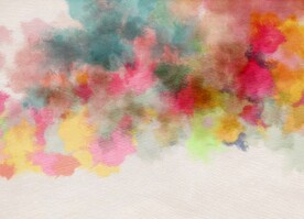 创意水彩抽象艺术画水彩晕染