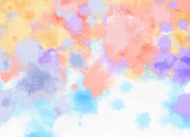 创意水彩抽象艺术画水彩晕染