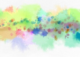 创意水彩抽象艺术画水彩晕染