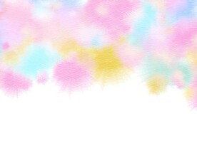 创意水彩抽象艺术画水彩晕染