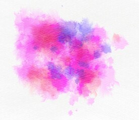 创意水彩抽象艺术画水彩晕染