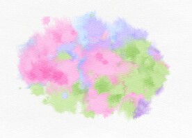 创意水彩抽象艺术画水彩晕染