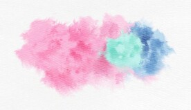 创意水彩抽象艺术画水彩晕染