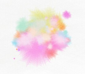 创意水彩抽象艺术画水彩晕染