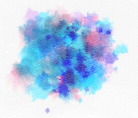 创意水彩抽象艺术画水彩晕染