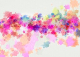 创意水彩抽象艺术画水彩晕染