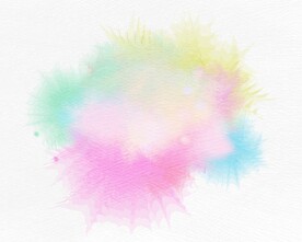 创意水彩抽象艺术画水彩晕染