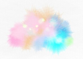 创意水彩抽象艺术画水彩晕染