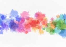 创意水彩抽象艺术画水彩晕染