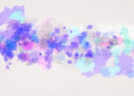 创意水彩抽象艺术画水彩晕染