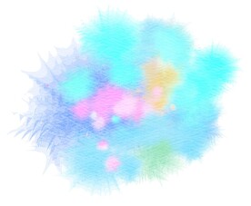 创意水彩抽象艺术画水彩晕染