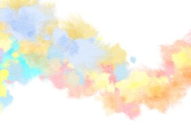 创意水彩抽象艺术画水彩晕染