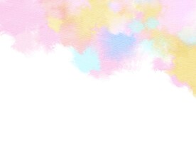 创意水彩抽象艺术画水彩晕染