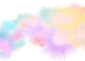 创意水彩抽象艺术画水彩晕染