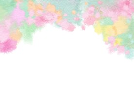 创意水彩抽象艺术画水彩晕染