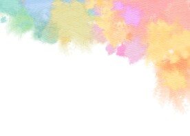 创意水彩抽象艺术画水彩晕染