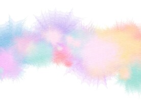创意水彩抽象艺术画水彩晕染