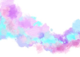 创意水彩抽象艺术画水彩晕染
