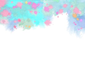 创意水彩抽象艺术画水彩晕染