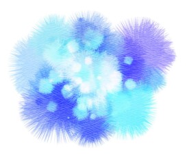 创意水彩抽象艺术画水彩晕染