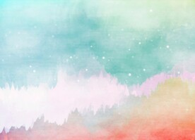创意水彩抽象艺术画水彩晕染