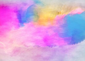 创意水彩抽象艺术画水彩晕染