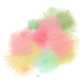 创意水彩抽象艺术画水彩晕染