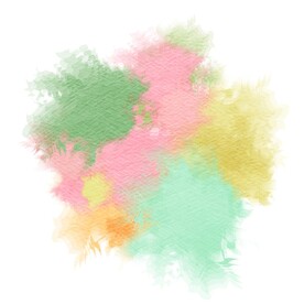 创意水彩抽象艺术画水彩晕染
