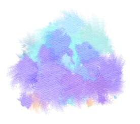 创意水彩抽象艺术画水彩晕染