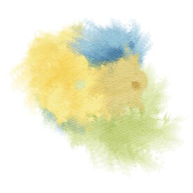 创意水彩抽象艺术画水彩晕染