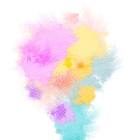 创意水彩抽象艺术画水彩晕染