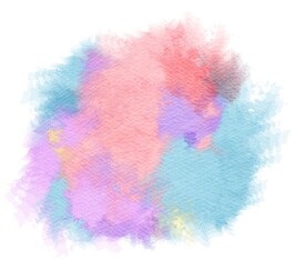 创意水彩抽象艺术画水彩晕染