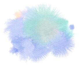 创意水彩抽象艺术画水彩晕染