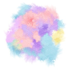 创意水彩抽象艺术画水彩晕染