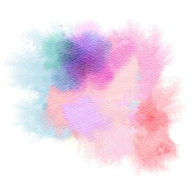 创意水彩抽象艺术画水彩晕染