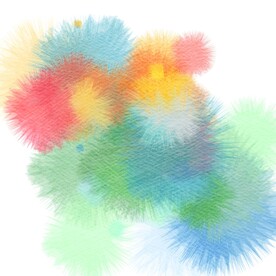 创意水彩抽象艺术画水彩晕染