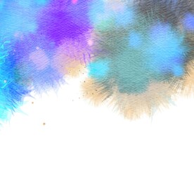创意水彩抽象艺术画水彩晕染