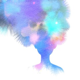 创意水彩抽象艺术画水彩晕染
