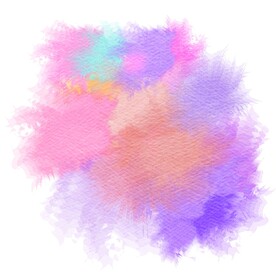 创意水彩抽象艺术画水彩晕染
