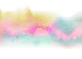 创意水彩抽象艺术画水彩晕染