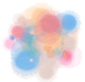 创意水彩抽象艺术画水彩晕染