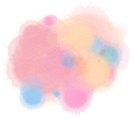 创意水彩抽象艺术画水彩晕染