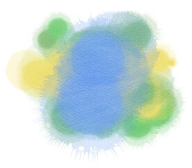 创意水彩抽象艺术画水彩晕染