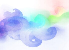 创意水彩抽象艺术画水彩晕染