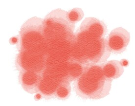 创意水彩抽象艺术画水彩晕染